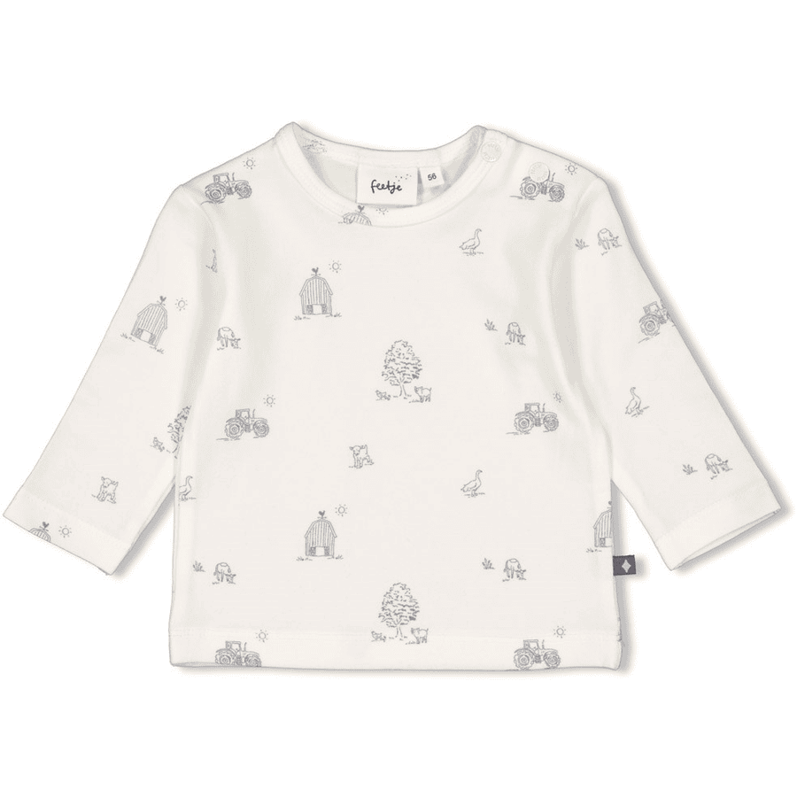 Feetje Langarmshirt AOP Farm Life Natur