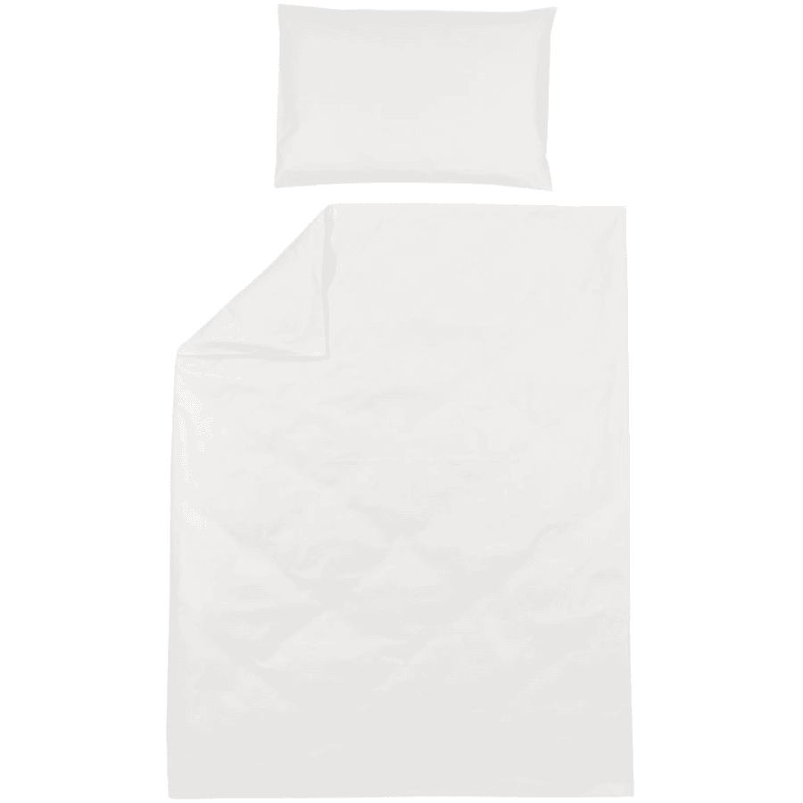 Meyco Sengetøj til barnesenge 100 x 135 cm Uni Off white 
