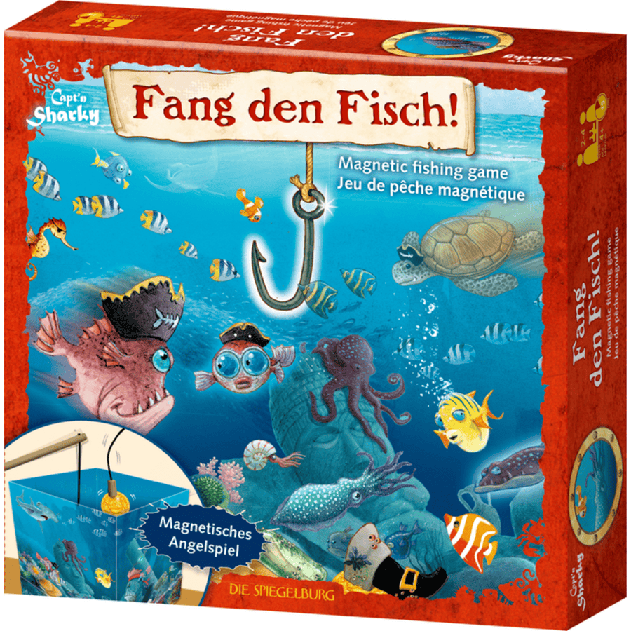 SPIEGELBURG COPPENRATH Angelspiel "Fang den Fisch!" Capt'n Sharky