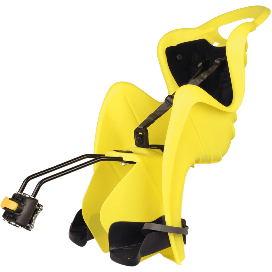 BELLELLI Kindersitz Fahrrad Mr Fox B-fix Frame mount Yellow HI VIZ