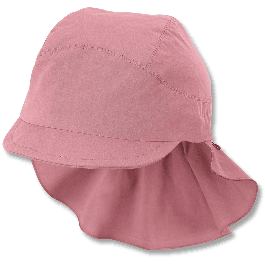 Sterntaler Peaked cap met nekbescherming licht paars