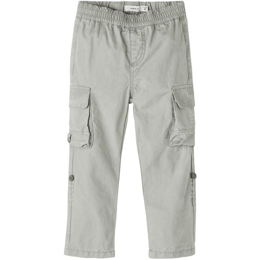 name it Pantalon cargo Nmmbarry Forest Fog