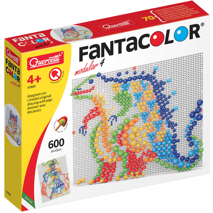 Quercetti FantaColor Modular 4 (600 piezas)