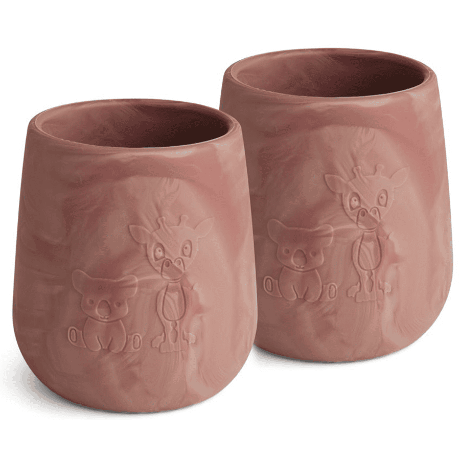 nuuroo Trinkbecher Abel 145ml 2 Stück, Red Mix