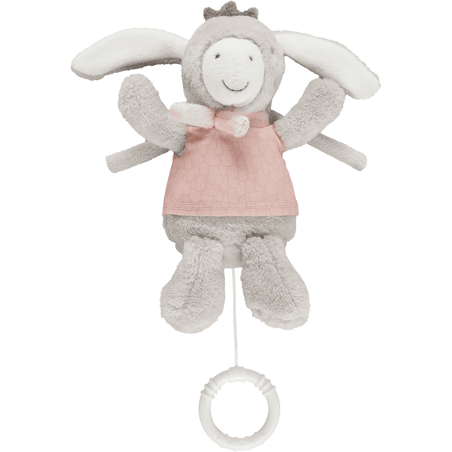 kindsgard Peluche musical Burro slumma rosa