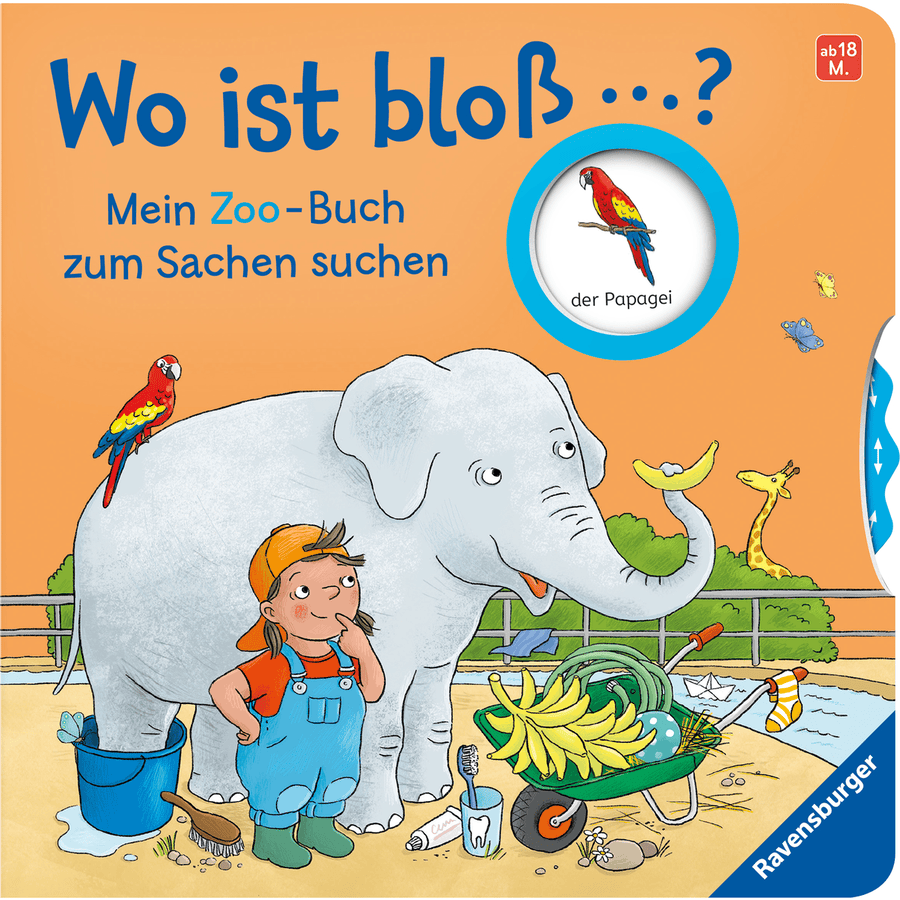 Ravensburger Wo ist bloß…? Mein Zoo-Buch zum Sachen suchen

