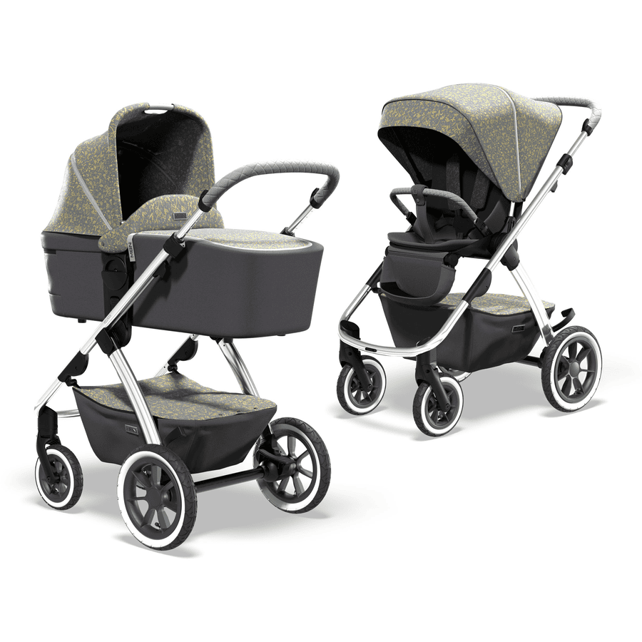 MOON Poussette duo combinée 2en1 Relaxx Limited Edition Ice Flower collection 2022
