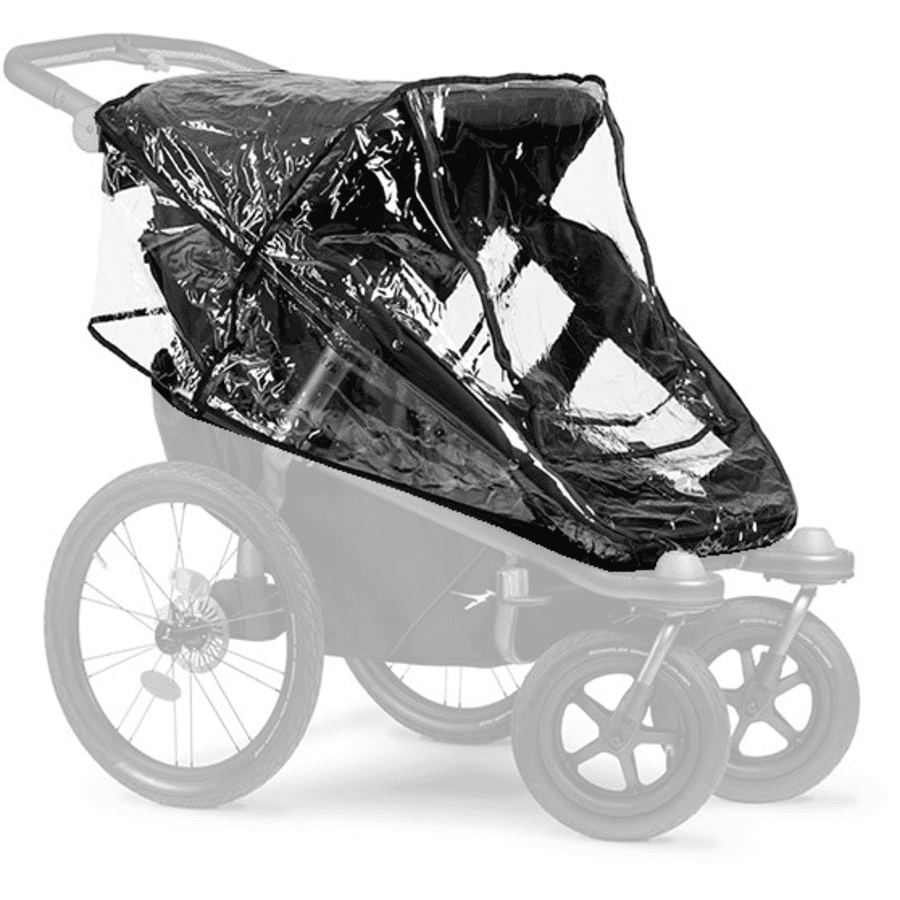 tfk Habillage pour remorque de vélo enfant Velo transparent