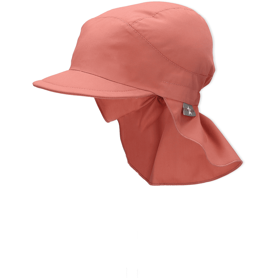 Sterntaler Roze cap met nekbescherming 