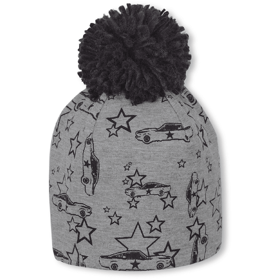 Sterntaler Garçons Bonnet en jersey beanie anthracite