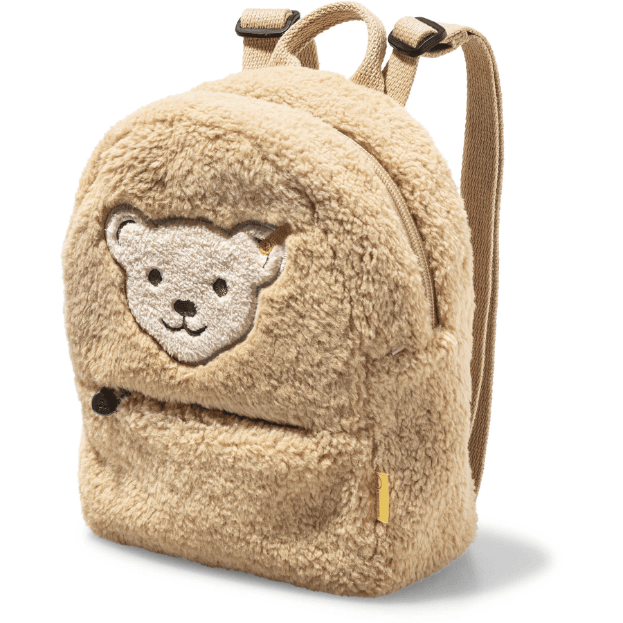 Steiff Rygsæk Teddy Fleece beige, 24 cm