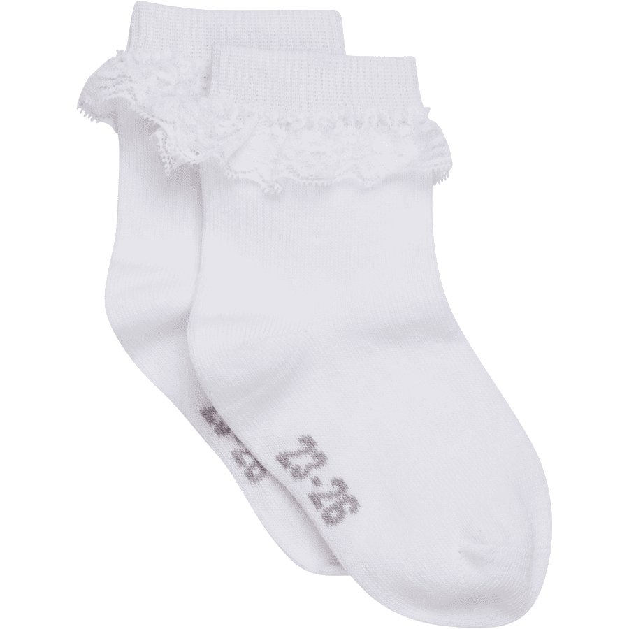 Minymo Babysocken White