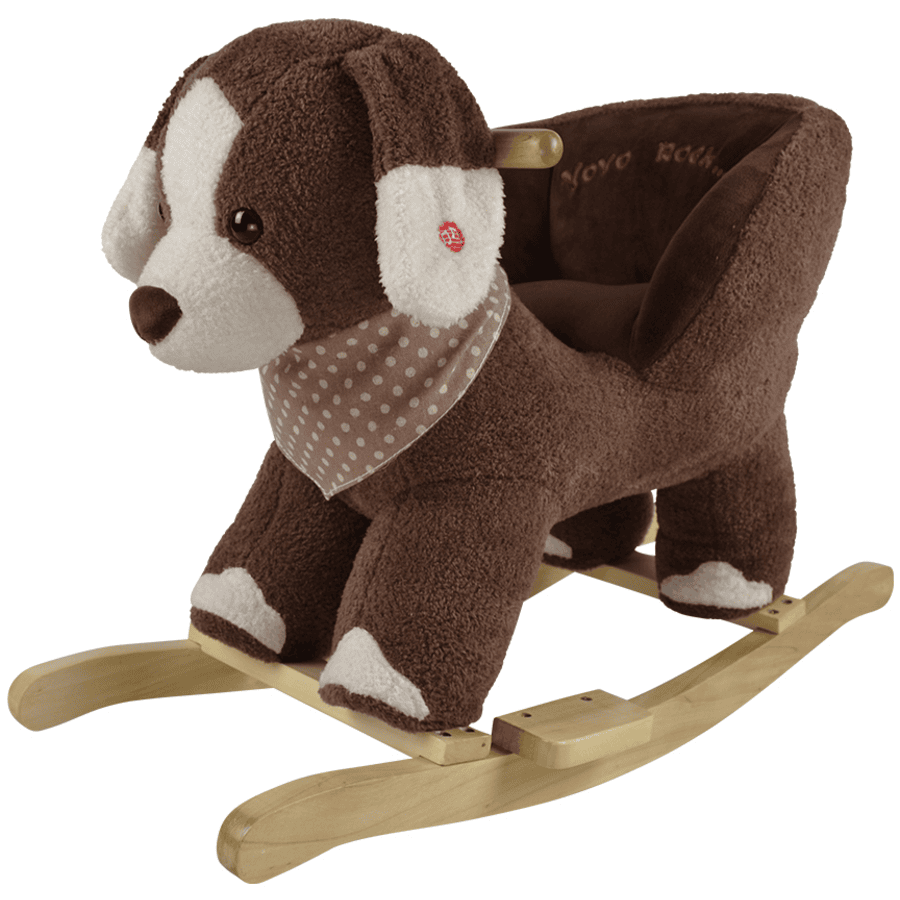 knorr toys® Schommeldier - Oskar de bruine hond