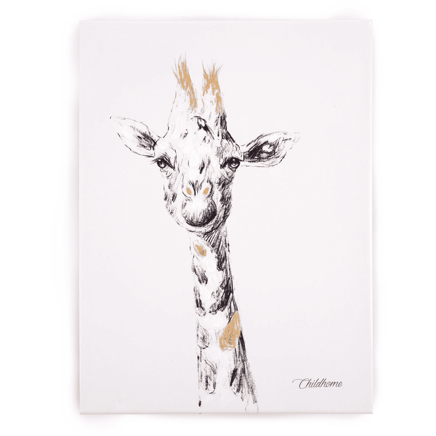 CHILDHOME Olejomalba žirafa 30 x 40 cm