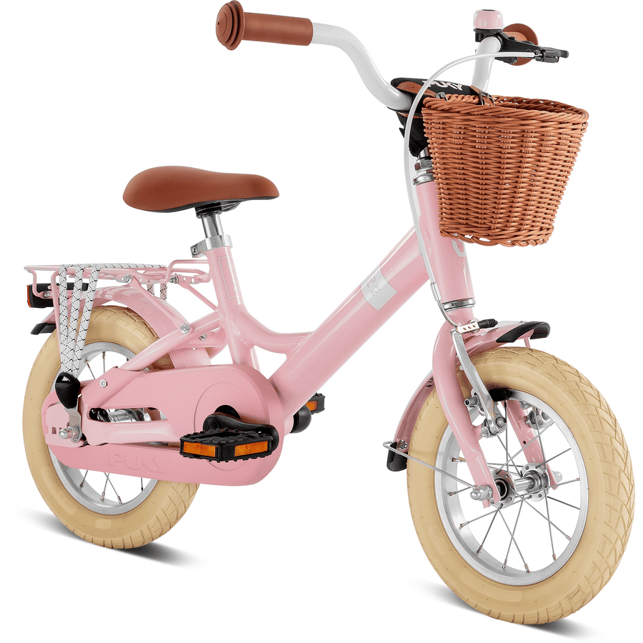 PUKY ® Bicicleta para niños YOUKE CLASSIC 12 retro rose