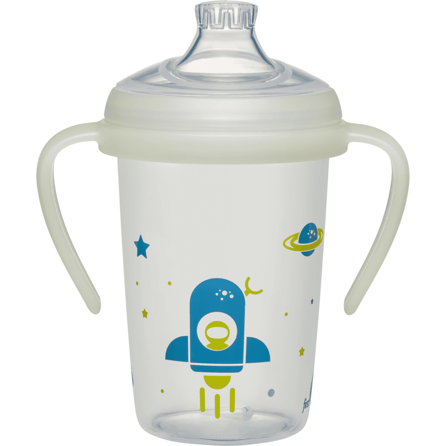 nip® Tasse enfant first moments Day & Night 270 ml fusée dès 6 mois silicone