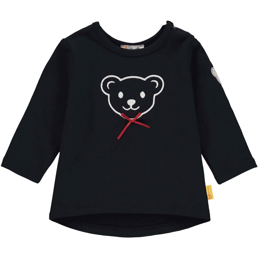 Steiff Shirt met lange mouwen, black iris