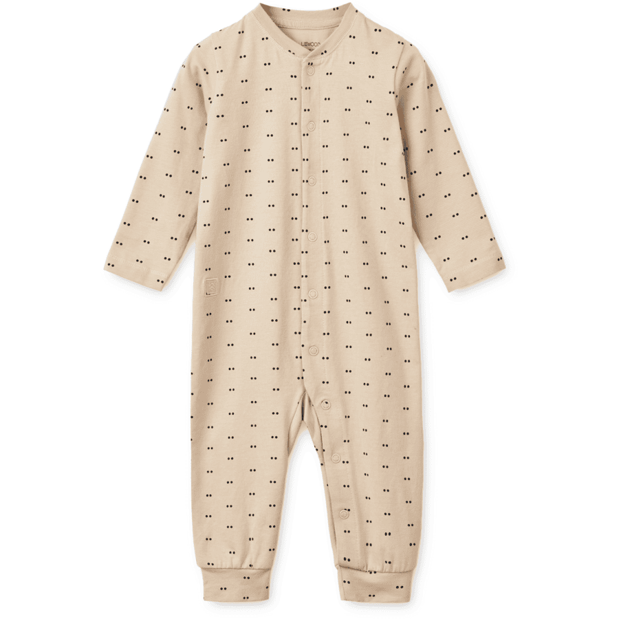 LIEWOOD Birk Pyjama Jumpsuit Double Dot/silver 