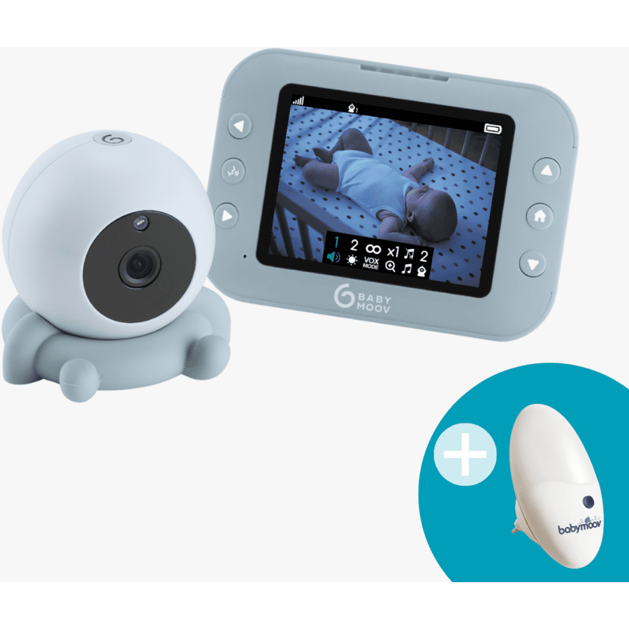 babymoov Baby monitor con telecamera YOO Roll + luce notturna