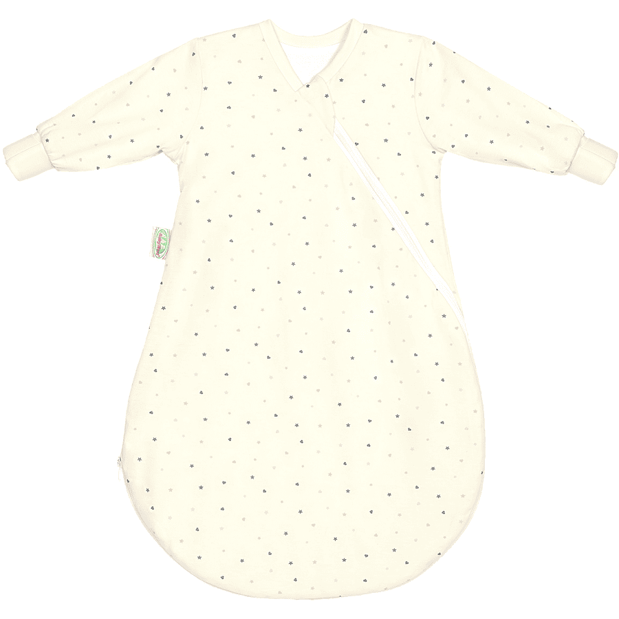 odenwälder UnderBabyNest Jersey srdce / hvězdy šedá 50 - 70 cm
