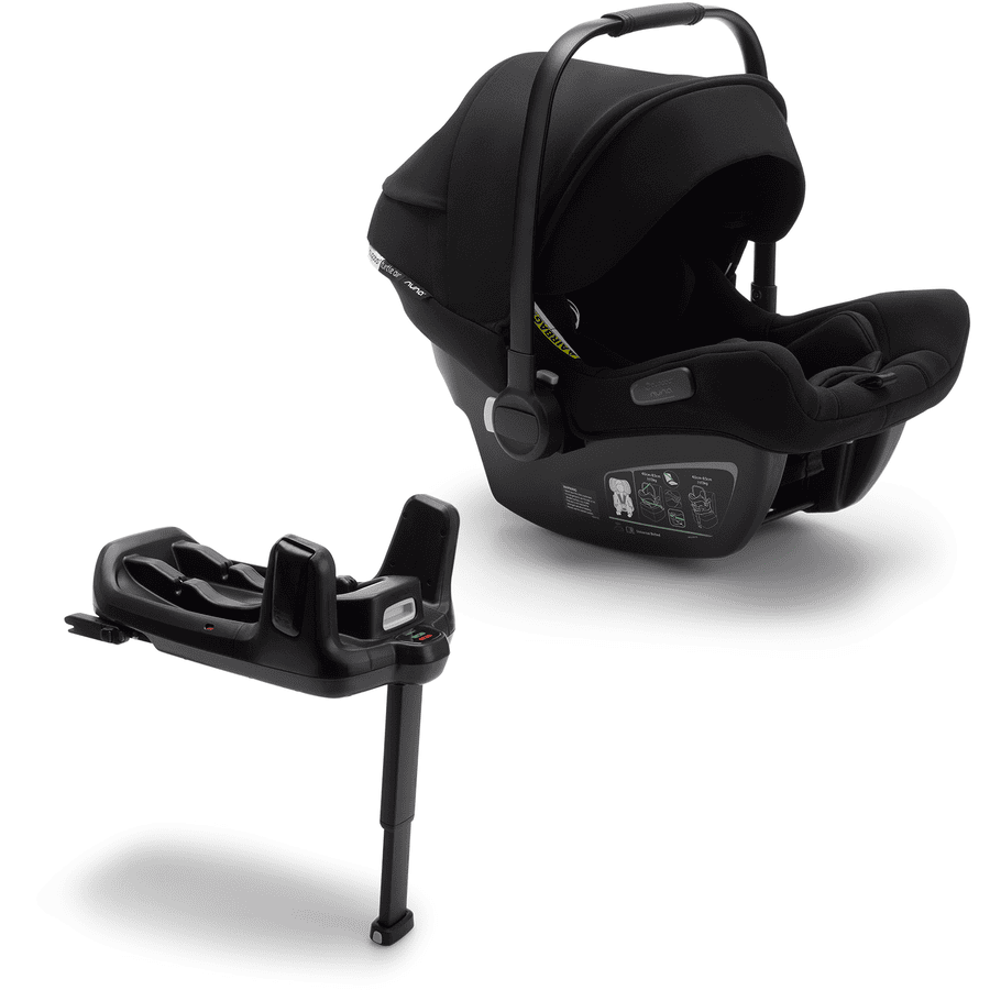 bugaboo Autostoel Turtle Air by Nuna Black met base Wingbase Collection 2023