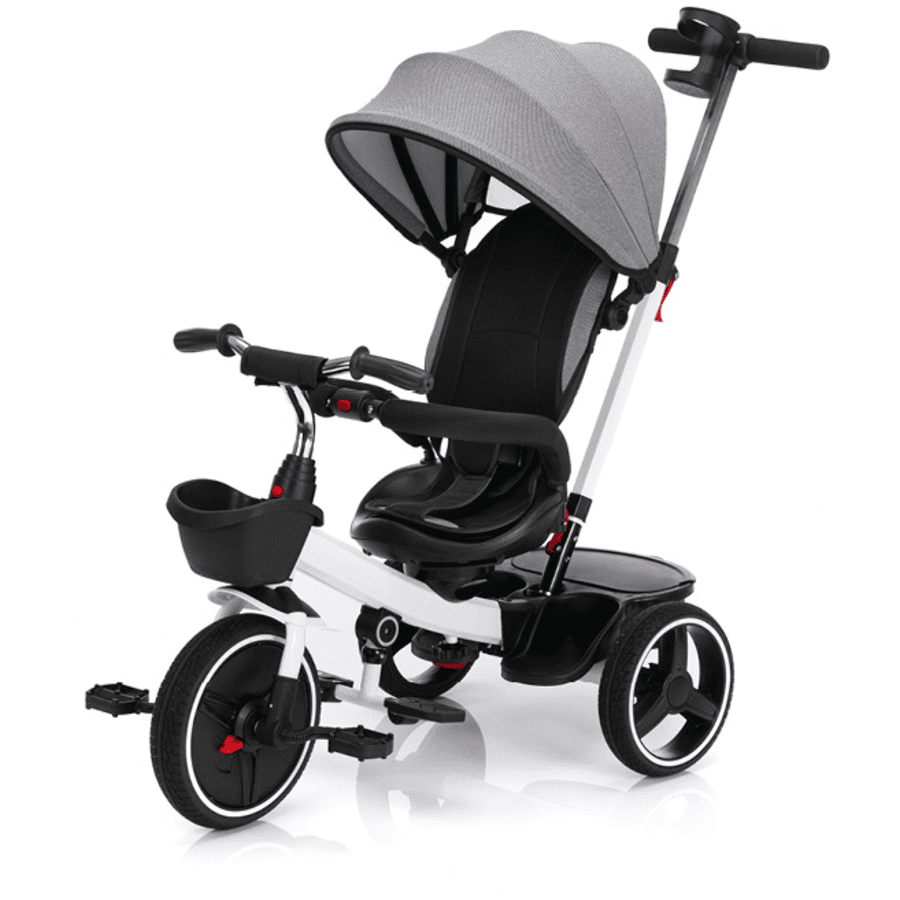 fillikid Tricycle enfant Niki 360 blanc/gris