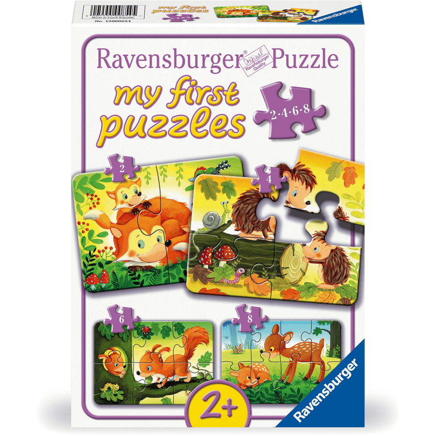 Ravensburger first i miei puzzle Piccole famiglie di animali