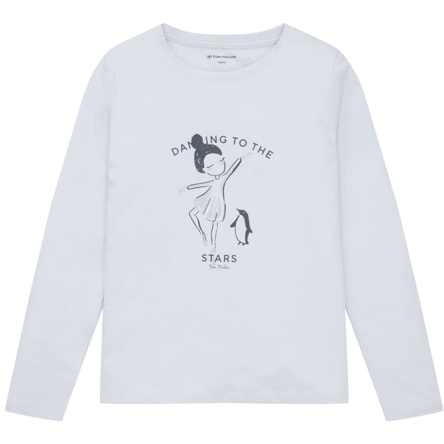 TOM TAILOR T-shirt à manches longues Ballerina Arctic Blue