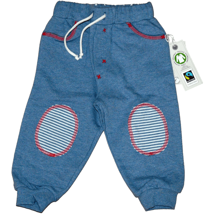 Pantalones de jogging EBI &amp; EBI Fairtrade en denim mélange