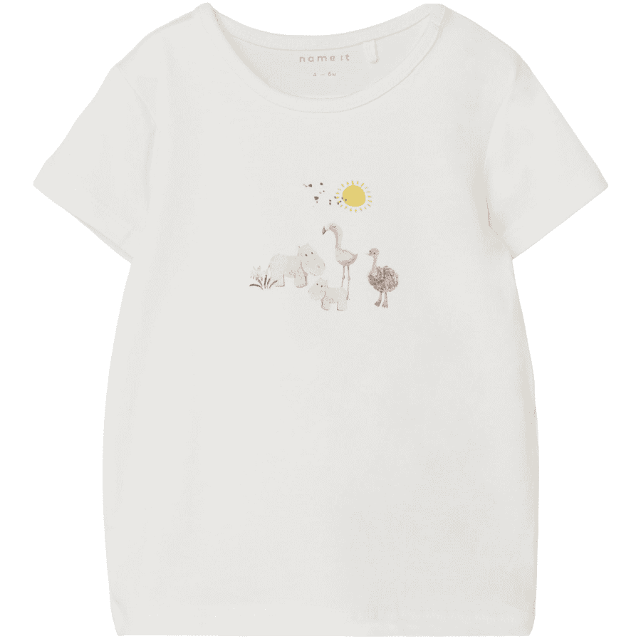 name it Camiseta infantil Nbfjutta White Alyssum