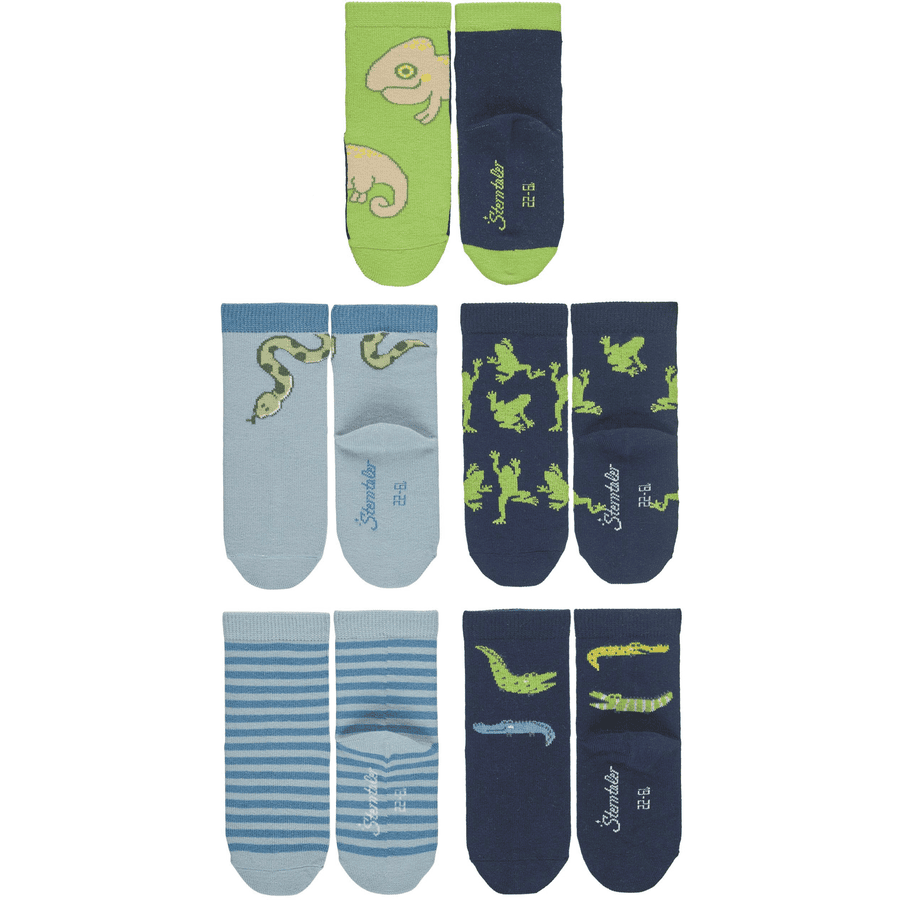 Sterntaler Chaussettes de bébé paquet de 5 garçons marine 