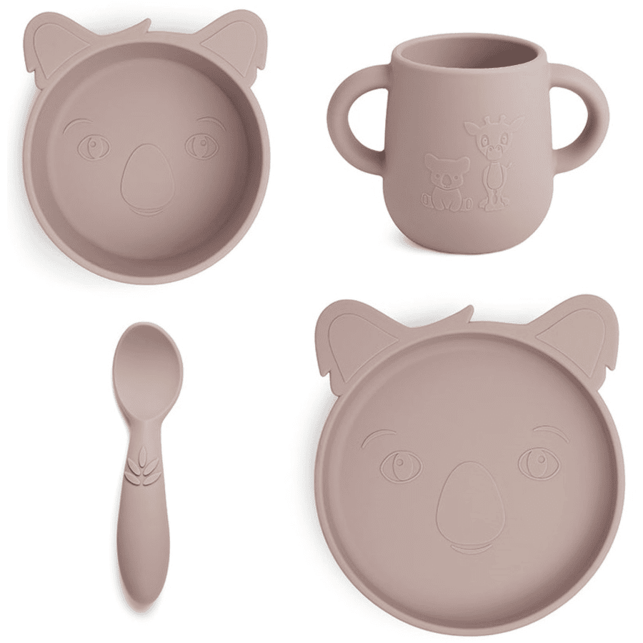 Nuuroo Set pappa Lykke Koala 4 pezzi, Woodrose