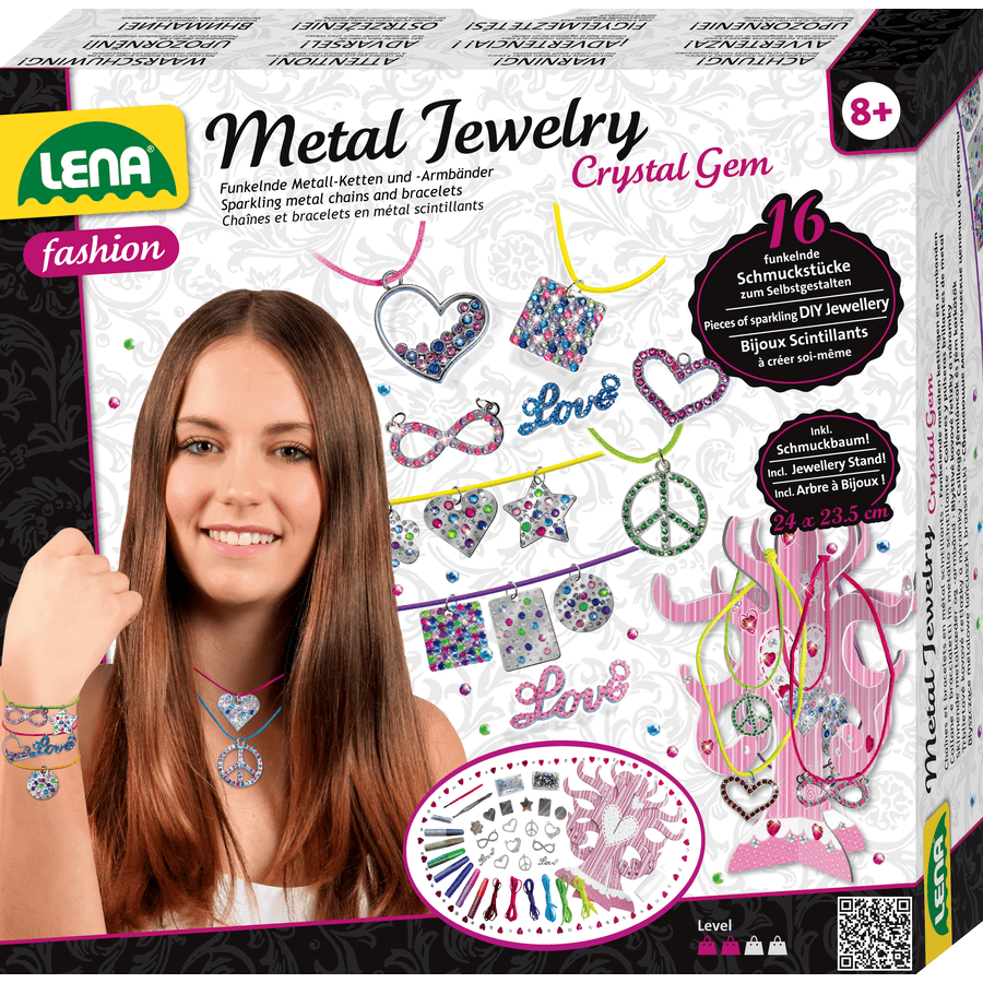 LENA® Metal Jewelry Crystal Gem