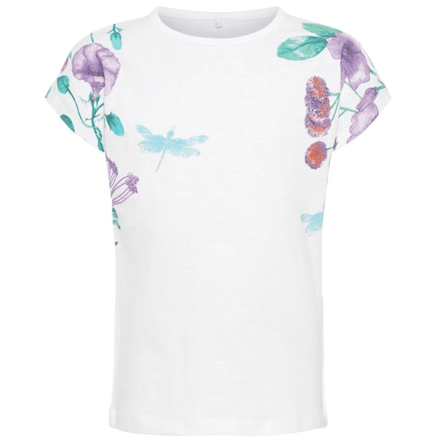 name it Girl s T-Shirt Halisa Bright White.