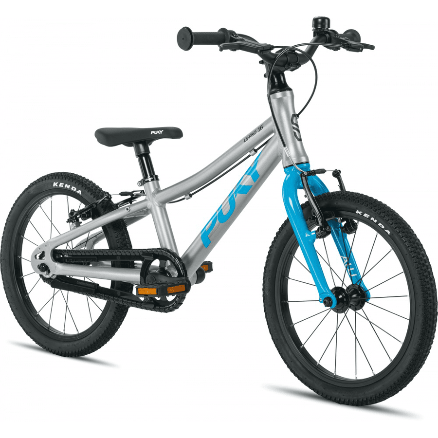 PUKY ® Bicycle LS-PRO 16-1 aluminium, srebrny/niebieski