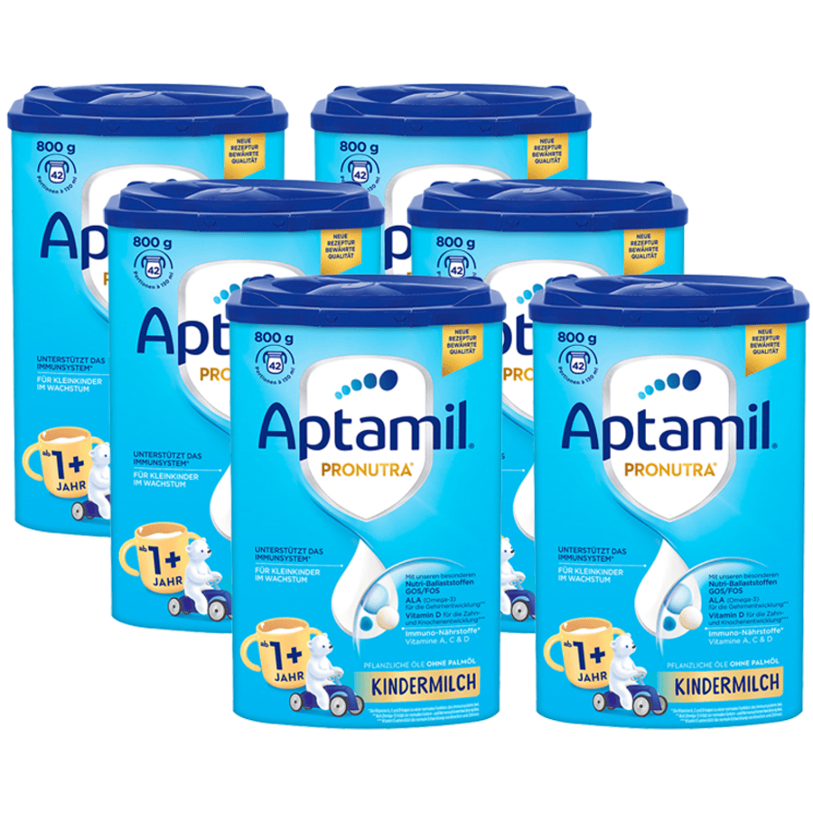 Aptamil Kindermilch 1+ Pronutra 6x 800g ab dem 1. Jahr