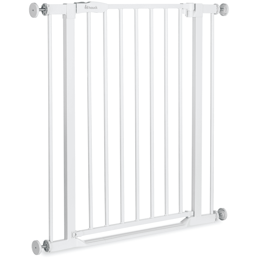 hauck Barrera de seguridad Clear Step 2 puertas White 