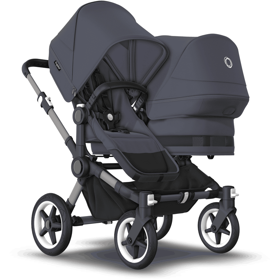 bugaboo Sisarusattaat Donkey 5 Duo Complete Graphite / Stormy Blue