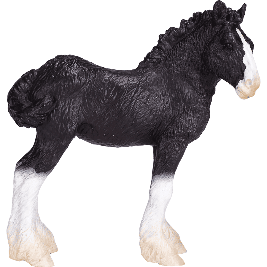 Mojo Horse s Toy Horse Shire Varsa musta