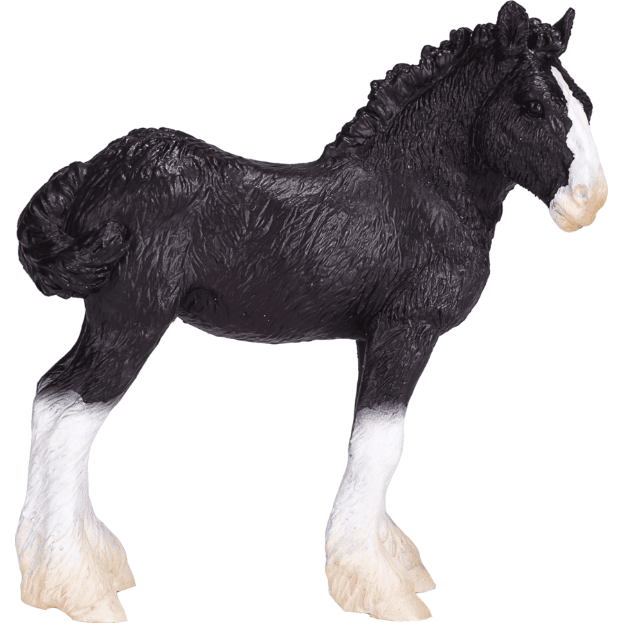 Mojo Horses Spielzeugpferd Shire Fohlen schwarz