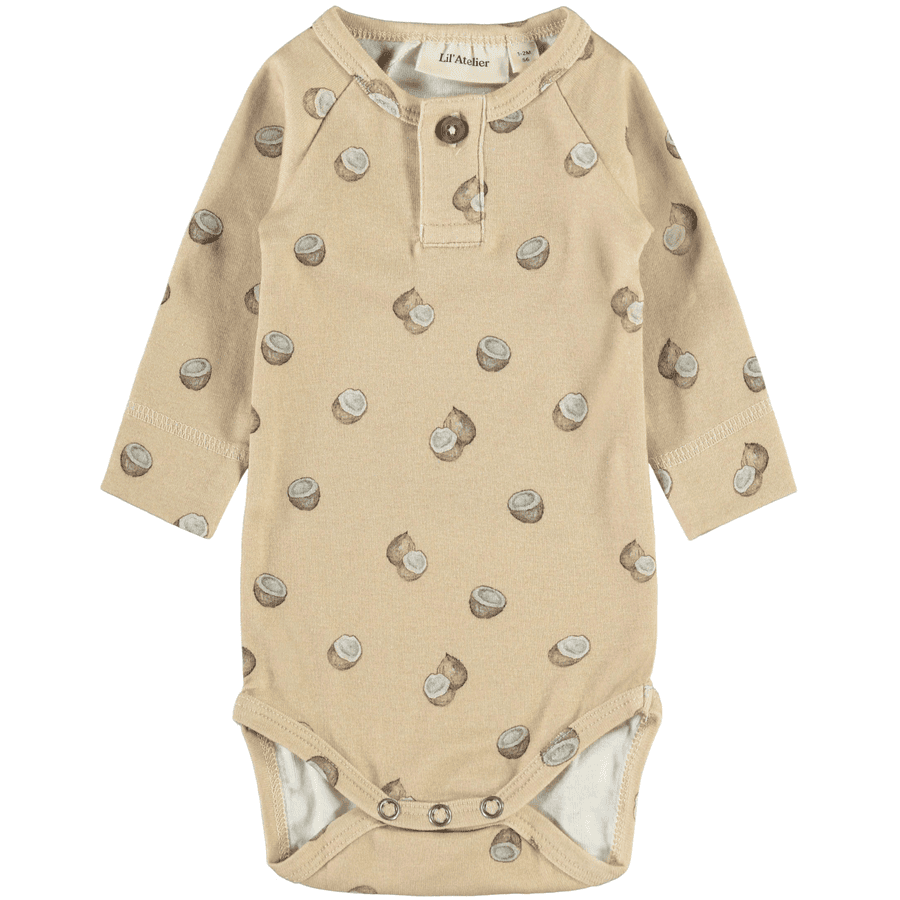 Lil'Atelier Lange Mouw Body Nbmgeo Semolina