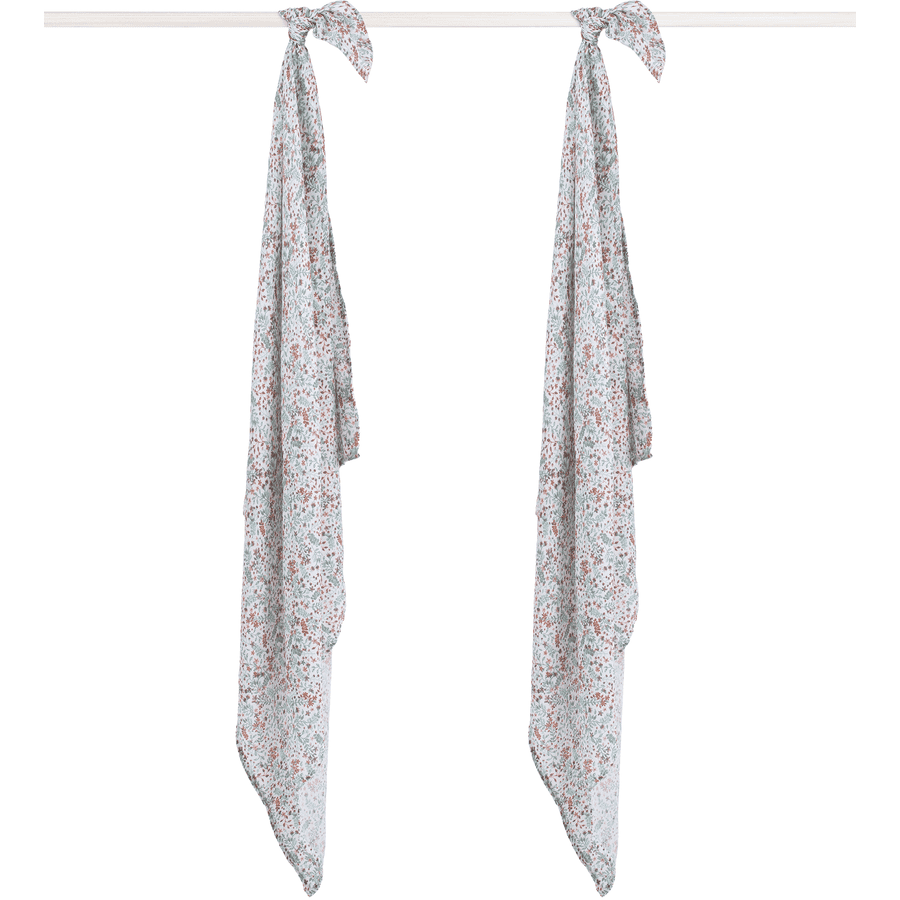 jollein Gauze bleier 2-pakning Bloom 115x115cm