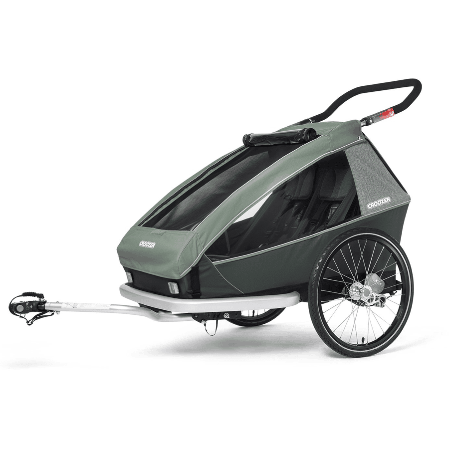 CROOZER Polkupyörän peräkärry Kid Vaaya 2 Jungle green