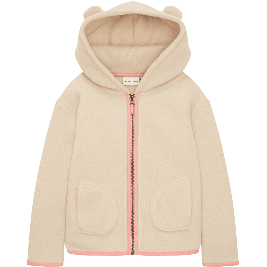 TOM TAILOR Sweat-takki Teddy Soft Light beige