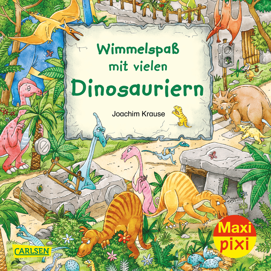 CARLSEN Maxi Pixi 337: Wimmelspaß mit vielen Dinosauriern