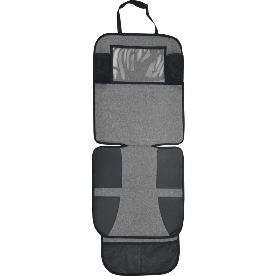 Altabebe bilstolsöverdrag med iPad / surfplattfack svart / grå