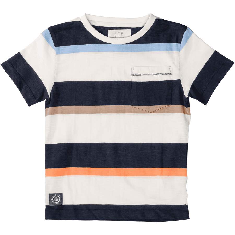 Staccato  T-shirt mörk marinrandig randig