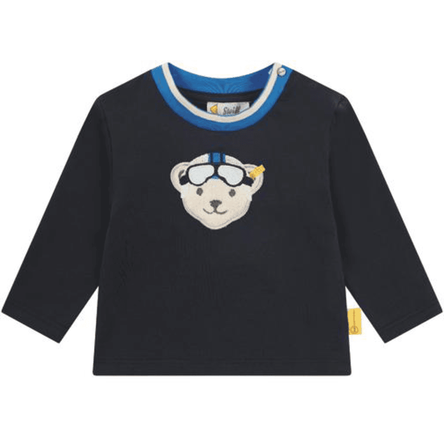 Steiff Shirt met lange mouwen donkerblauw