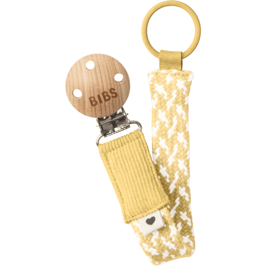 BIBS® Dummy Chain Pale Butter/Ivory babymarkt.se