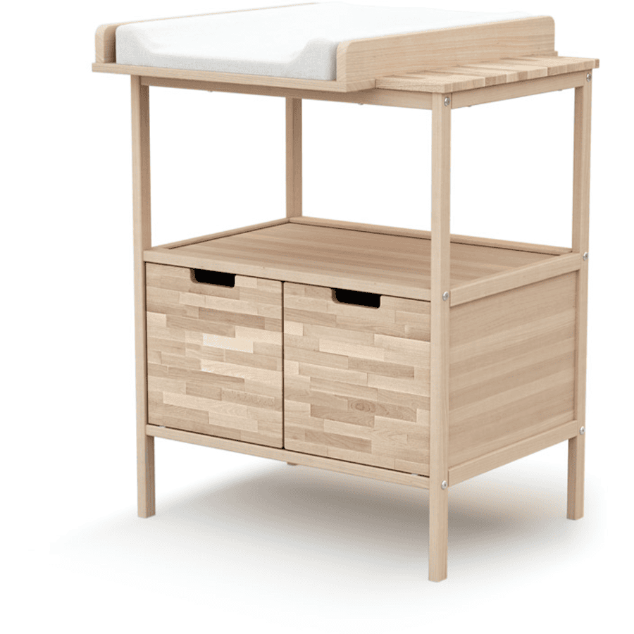 AT4 Mueble cambiador ESSENTIEL  de haya sin tratar